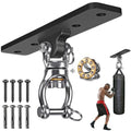 Kipika Heavy Bag Hanger Wall Mount Punching, Rotatable Heavy Duty Boxing Bag Bracket for Home Gym Indoor, Adjustable Length for Kickboxing Bag, Muay Thai Bag,Speed Bag - color: C-Black