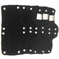 Black Sweatband for Hard Hat Washable Velvet Terry Cotton Hard Hat Liner NAEE snap on (6) - color: Black