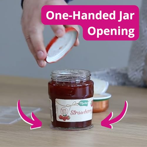 One-Handed Gadget to Secure Any Item, Open Jars & Bottles. Adaptive Equipment. Mix Size 5 pcs (2 pcs x 4.7; 3 pcs x 3.15 in) - size: 2 x 4.7 in + 3 x 3.15 in
