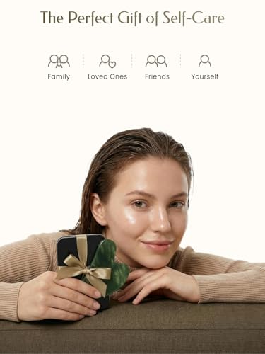 Jade Gua Sha Facial Tools, Guasha Tool for Face Acupuncture Therapy Trigger Point Treatment, Gua Sha Scraping Massage Tool - color: Green