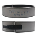 Weight Lifting Belt, 10mm Thick, 4-Inch Wide Heavy Duty Leather Lever Gym Belt, Ideal for Weightlifting, Squats, Deadlifts, Powerlifting, Cross Training and Weight Training - color: Dark Gray, size: XL(44"-48")