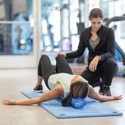 OPTP PRO-Roller Soft Density Foam Roller – Round, Blue, 36" x 4" | Low density soft foam roller for physical therapy, Pilates, yoga foam roll exercises, and muscle recovery, blue 36" x 4" - color: Blue 36" X 4"