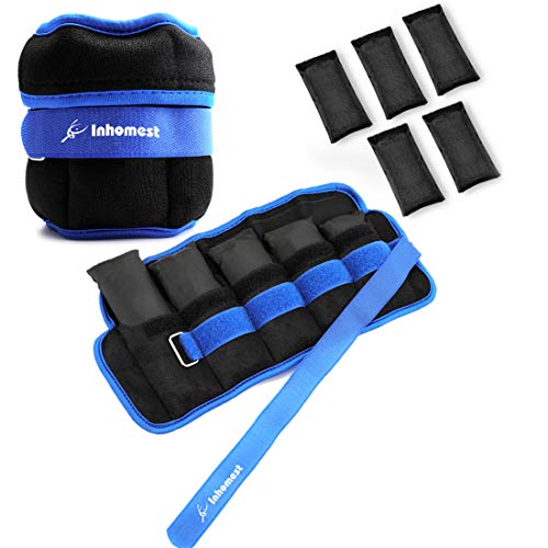 Adjustable Ankle Weights 1-5/10/12 Lbs Leg Weights for Men Women,Wrist Ankle Weights for Physical Therapy,Yoga Pilates,Workout,Walking,Jogging