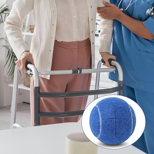 Walker Tennis Balls Precut Tennis Balls for Walkers 4PCS Walkers Legs Universal Precut Glide Balls, Heavy Duty Long Lasting Felt Pad Glide Coverings - color: Dark blue