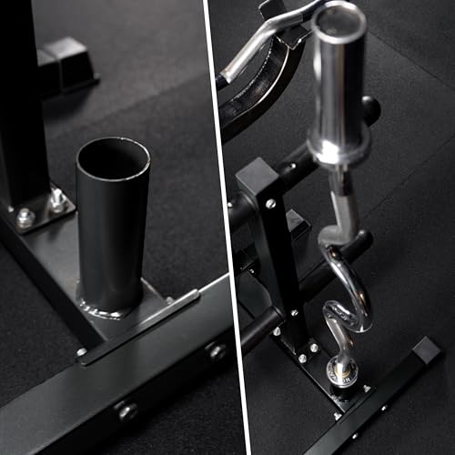 Valor Fitness Adjustable Standing Curl Station – Home Gym Arm Training Equipment for Preacher Curls with Barbell and Olympic Plate Support