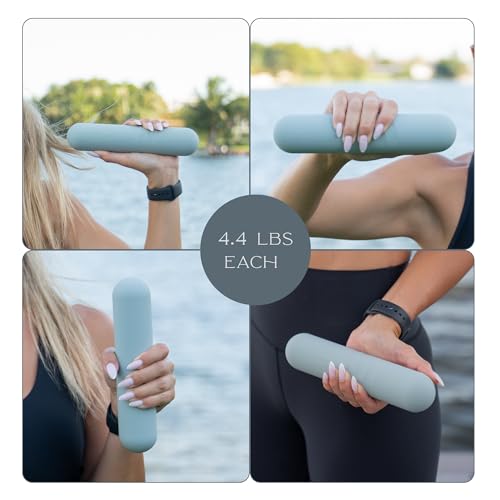 Dumbbell - Hand Weights for Exercise, Muscle Toning, Muscle Toning, Strength Building & Full Body Workout - color: BLUE, style: 4.4 lb