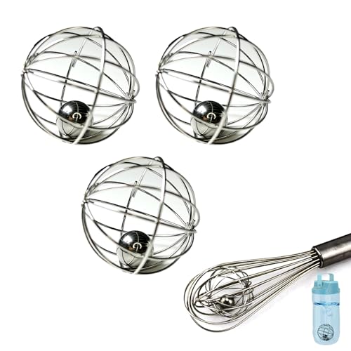 SNAIL GARDEN 3 Pcs Shaker Balls - Stainless Steel Protein Mixing Ball for Shaker Bottles and Liquid Mixing