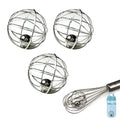 SNAIL GARDEN 3 Pcs Shaker Balls - Stainless Steel Protein Mixing Ball for Shaker Bottles and Liquid Mixing