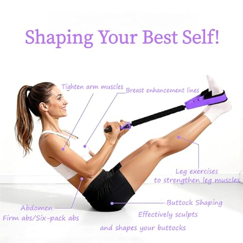 Multifunction Pedal Resistance Band with Handle,Tube/Petal/Foot/Full Body Resistance Bands with Handles,Multifunctional Foot Pedal Resistance Band,Leg Raise Straps. - color: Pink 55lbs
