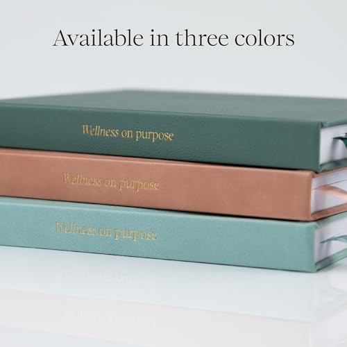 Paper & Progress Wellness Journal – 12-Week Fitness & Self Care Journal for Women | Daily Habit Tracker, Meal Planner, Workout Log, Weekly Reflections & Mindset Coaching Prompts - color: Clay Pink