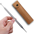 BYYDDIY 6.3inch Stainless Steel Dual Head Facial Reflexology Tools,Ear Massage Tool,Body Point Probe Pen &Trigger Point Massager Tool for Deep Tissue (6.3inch) - style: 6.3 inch