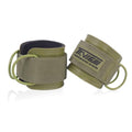 TAVIEW Ankle Straps Cable Machine Attachment for Gym - Cable Kickback Ankle Straps - Padded Ankle Cuffs for Glute Kickbacks and Leg Workouts - color: Green-Pair
