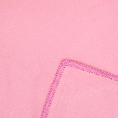 Eunzel 2 Pack Hot Yoga Towel Non Slip Yoga Mat Towel Non-Slip Sweat Absorbent Microfiber Towel for Hot Yoga, Pilates and Workout 72" x 26.5", Pink - color: Z-pink(2 Pack )