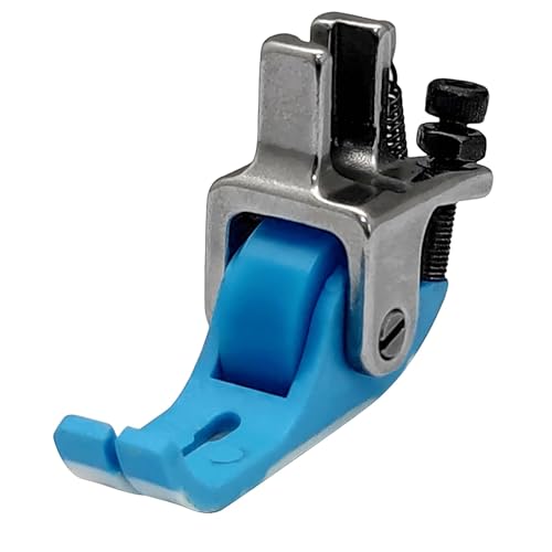 Narrow Roller Presser Foot for Industrial Single Needle Lockstitch Sewing Machine (Rubber Wheel) - color: Rubber Wheel