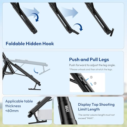 ULANZI TT88 Magnetic Tripod for iPhone 17, 57" Extendable Selfie Stick w Remote, 2-in-1 Phone Clip & Dual Cold Shoe Mounts-Lightweight Phone Tripod Stand for Vlogging, Travel, Video Recording, Black - color: Black, size: 57"