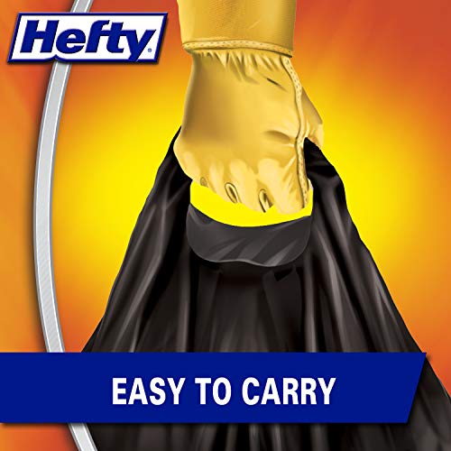 Hefty Load & Carry Heavy Duty Contractor Large Trash Bags, 42 Gallon, 26 Count - size: 26 Count (Pack of 1)