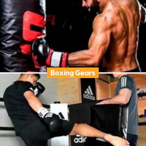 Martial Arts Kicking Shields Pad for Muay Thai, Taekwondo, Football, Basketball Training - Denser Foam, Longlasting PU Leather Kick Shield - style: 24x16in Blue