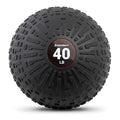 Marcy Slam Ball, 10–50 lbs Dead Weight, Non-Bounce, Sand-Filled Medicine Ball with Durable PVC Shell & Textured Grip for Slams, Tosses, Core & Full Body Training - size: 40 LB