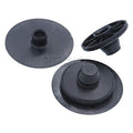 Rexka 10 Sets Carpet Mat Fastener Clips Kit for Volkswagen 8E0-864-229-9B9 and 8E0-864-227