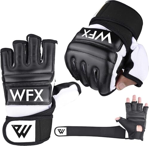 WFX Punch Bag Boxing Gloves Karate Mitts MMA Body Combat Taekwondo Training Martial Art Fighting Grappling Muay Thai TKD MMA Synthetic - size: Small