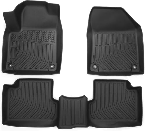 Cartist Floor Mats for Jeep Cherokee 2016-2023 (Not for Grand Cherokee), All Weather Floor Mat for Cherokee Accessories, Heavy Duty Car Mats, Car Accessories - size: 2)Jeep Cherokee(Not for Grand Cherokee)【2016-2023】