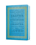 JOHSBYD Journal for Women - A5 Lined Hardcover Notebook and Diary for Teen Girls, 200 Pages 100GSM Bleedproof Paper, Inspirational Back to School College Supplies (Light Blue) - color: Light Blue