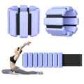 Ankle Weight Wrist Weight 2 Pack 1lb Each Adjustable | Arm and Leg Weight, Women and Men, Pilates Gym Yoga Aerobic, Strength Training - color: Blue