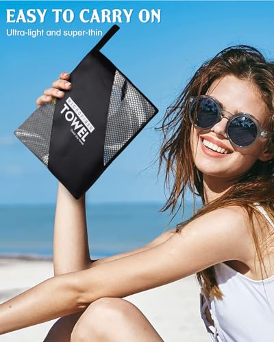 Soccer Balls Beach Towel, 36"x72" Sand Free Quick Dry Thin Lightweight Microfiber Towel Gifts for Soccer Fans - color: Sport-6