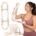 Adjustable Arm Twister 10-30lbs – Chest Expander for Ladies Home Workout – Upper Body Strength Trainer for Arms & Chest – Portable Fitness Equipment for Women