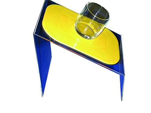 Dycem Non-Slip Mat, Ideal Daily Living Aid for Independent Living and Caregivers, Designed to Address Stabilization and Gripping Problems Found Around the Home, Yellow Textured Pad 10" x 14" x 1/8"