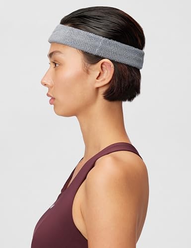 Nike Unisex Adult Swoosh Classic Headband - color: Cool grey/black