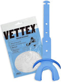 Vettex DoubleGuard Mouth Guard with Lip Protection, Columbia Blue | Football, Lacrosse, MMA, Boxing, Adjustable Helmet Strap, Braces Friendly, 2 Breathing Channels, NCAA & NFHS Certified - color: Columbia Blue