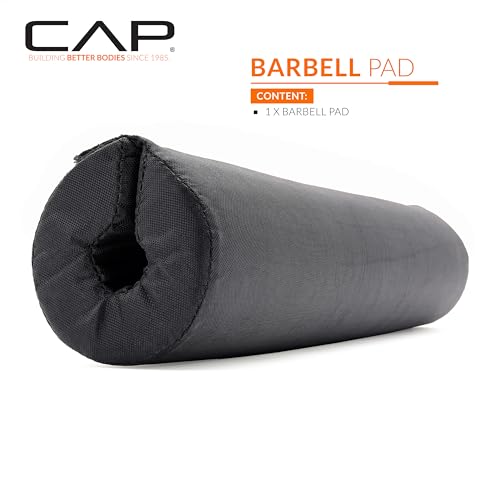 Cap Barbell Squat & Workout Bar Pad – Cushioned Neck & Shoulder Support for Standard & Olympic Bars