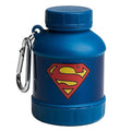 Smartshake Justice League Whey2Go Superman Protein Powder Storage Container 50g – BPA Free Shaker Bottle Funnel for Whey Protein Powder + Protein Shakes 110ml, DC Comics Superman Gifts for Men - color: Superman