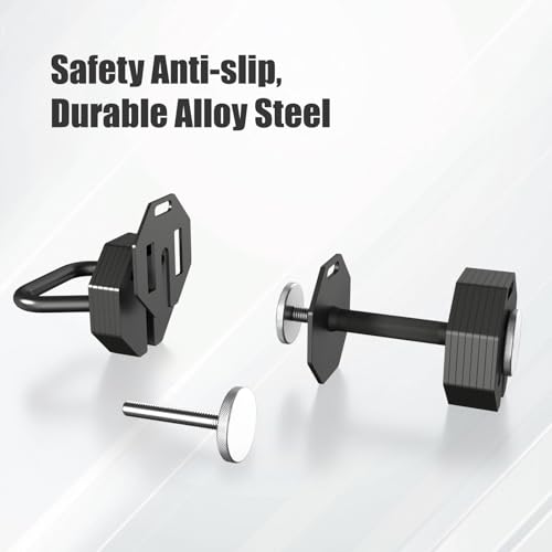 Compatible Weight Adjustment Longer Screws 2 Pieces Fit Square/Octagonal Adjustable Dumbbells, Kettlebell Handles Single Dumbbell up to160LBS