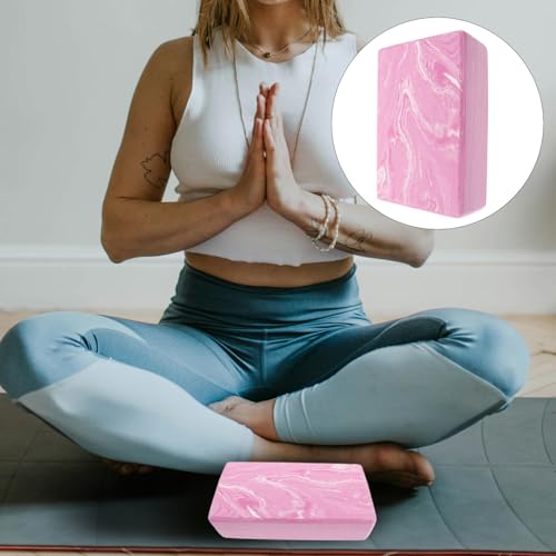 YARNOW Yoga Blocks High Density Non-slip Foam Dance Workout Accessories Lightweight Yoga Bricks for Balance and Stretching Fitness Exercises