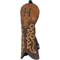 Craftsman Golf Cowboy Western Retro Brown Durable Golf Headcover Head Cover fits up to 460cc Driver for Fairway Wood Hybrids Rescue Putter Protector - style: Hybrid headcovr