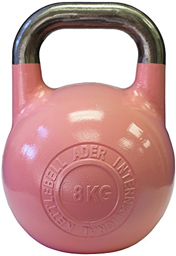 Ader Pro-Grade Int'l Kettlebell 8kg,12kg,16kg,20kg,24kg,28kg,32kg - color: 8KG/18LB PINK