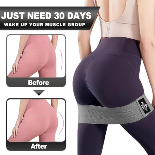 DICYWUDI Pilates Essentials Kit for Home Women, Pilates Equipment for Workouts, 6 Fabric Resistance Bands, 12 Inch Magic Circle Yoga Ring, Mini Exercise Ball, Great Exercise Equipment - color: 8pcs Black set