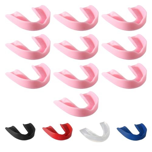 Ringside Boxing MMA Mouth Guard (10 Pack), One size, Pink - color: Pink, size: 10 Pack