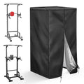 Pull Up Station Cover, Dustproof-Cover for Pull Up Station/Dip Bar Station for Outdoor, Pull Up Rack Machine Protect Home Gym Strength Training Dip Stands Cover - size: 42"L x 40"W x 64"H