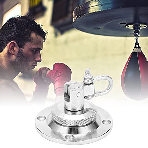 Speed Bag Swivels, Stainless Steel Boxing Ball Swivels with 360° Ball Bearing Speed Bag Mount Hardware Kit for Boxing Training