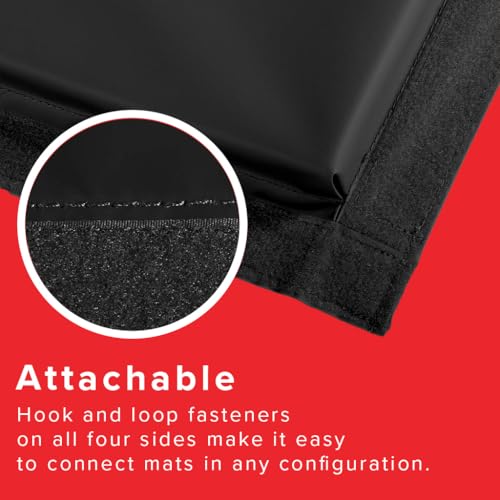 We Sell Mats - 4 ft x 6 ft x 2 - Personal Fitness & Exercise Mat for Home Workout - Lightweight and Folds for Carrying – All Purpose Gym Mat – Thick Mat for Yoga, Pilates, Stretches, Floor Exercises - color: Black