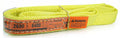 DD Sling 1 Inch x 3 Foot Nylon Lifting Sling – USA Made, 3,200 lb Vertical, 2,600 lb Choker, 6,400 lb Basket – 2-Ply Heavy Duty 900 Webbing, Type 4 Twisted Eye & Eye Rigging Sling - size: 1" x 3'