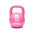 Steel Competition Kettlebells by Steve Cotter - Hard-Wearing Crack-Resistant Powder Surface Coating, 34mm Steel Handle with Non-Slip Super Textured Powder Coating Grip - Avail 6kg - 32kg - color: j) 10kg - Pink