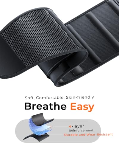 Medical-Grade Work Back Brace with Adjustable Shoulder Straps [Stronger Support & Breathable Mesh] Lower Back Support Belt for Men Women - Pain Relief for Lifting, Warehouse, Construction & Moving - size: X-Large