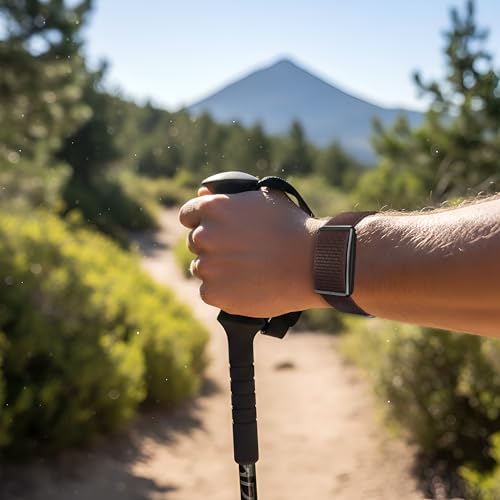DADO Breathable Nylon Replacement Watch Band Compatible with Polar Loop – Lightweight, Ideal for All Weather Use Sport Strap with Adjustable Hook & Loop Closure - color: Brown Copper