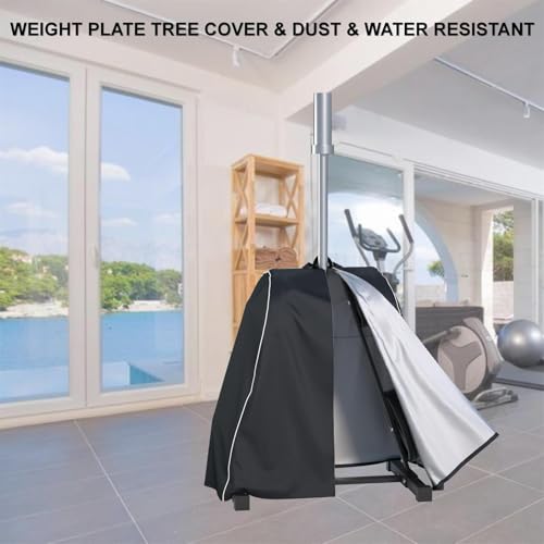 Strength Training Plate Tree Cover, Barbell Weight Rack Cover, For Home Gym CAP Triangle Barbell Weight Rack, Strength Training Tree Weight Plate Rack (Cover Only) - size: 47x20x35