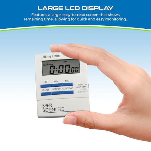 Sper Scientific Talking Lab Countdown Timer - size: 1 Pack