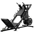 Mikolo Leg Press Hack Squat Machine Combo, Leg Press Machines for Home Gym with Linear Bearing, Hack Squat Machine with Rear and Front Band Pegs, Leg Machine for Full Range Leg Training - style: 230LB DD09 Combo (Black)